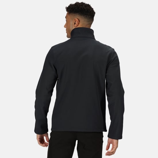 Regatta Mens Cera V Wind Resistant Soft Shell Jacket (Black)