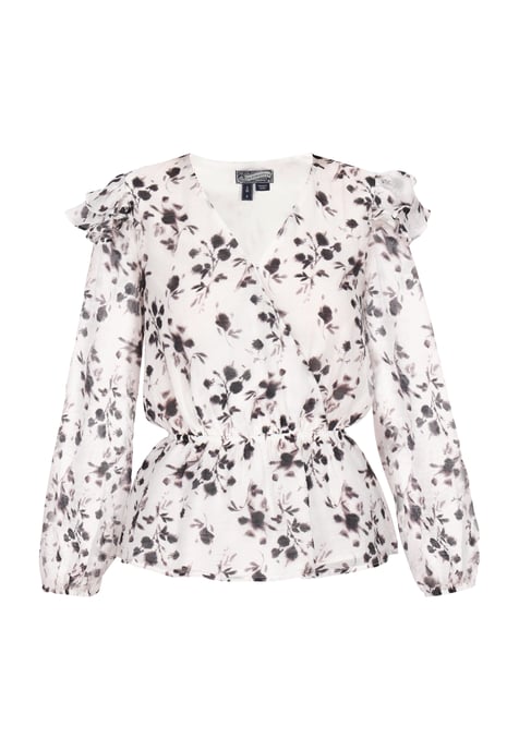 Dreimaster Blouse Dames wit - Image 1