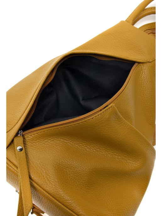 Carla Ferreri SS22 CF 1625 Mosterd Rundleer Tas - Image 4