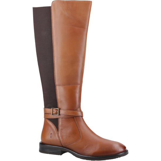 Hush Puppies Victoria Leer Vrouwen Laarzen Tan - Image 1
