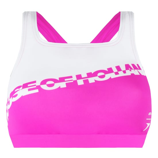Speedo Printed House Of Holland Pink White Women Two Pieces Swimsuit 8 121933087