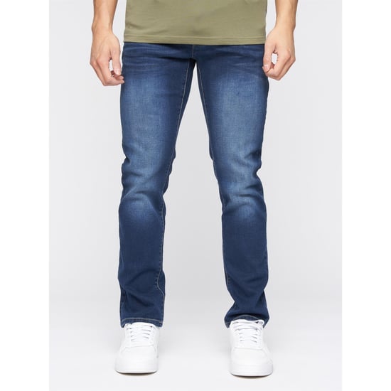 Crosshatch Heren Farrowed Stretch Jeans (Donkere wasbeurt) - Image 1