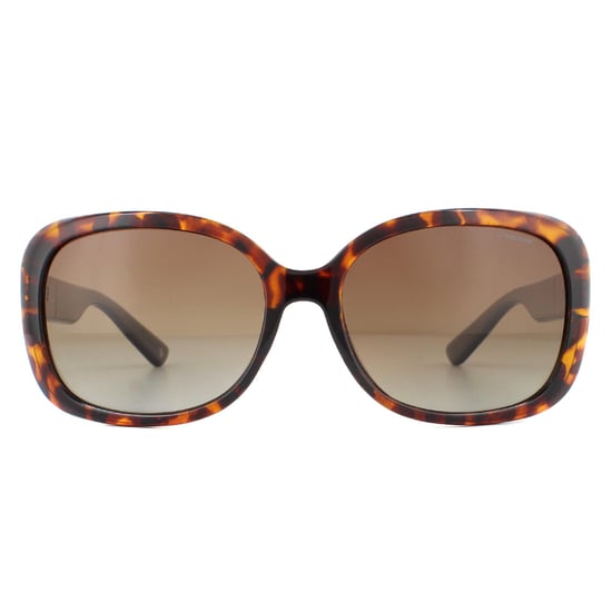 Polaroid Butterfly Womens Havana Brown Gradient Polarized Sunglasses