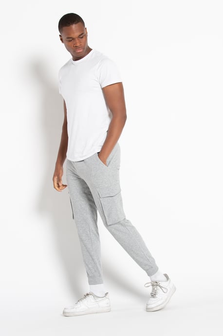 Cotton Blend Cargo Jogger