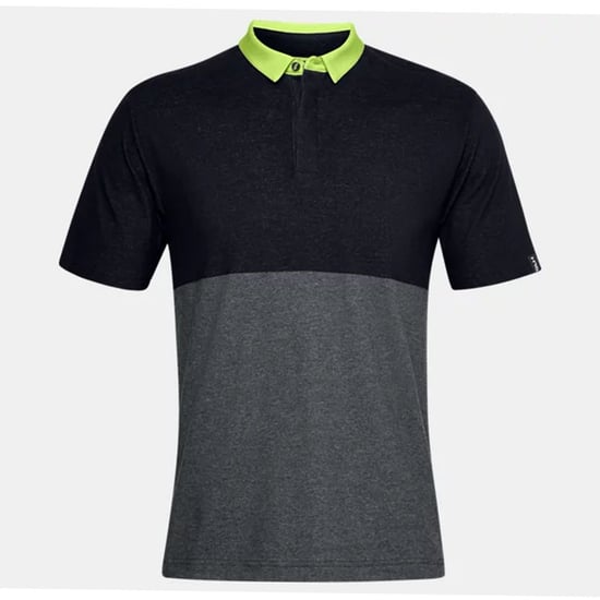Under Armour Range Unlimited Mens Black Hazard Polo Shirt