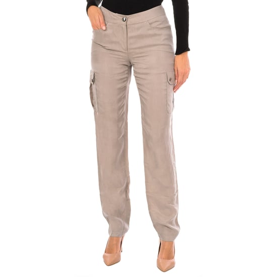 Long flared trousers APAN14-A312 woman