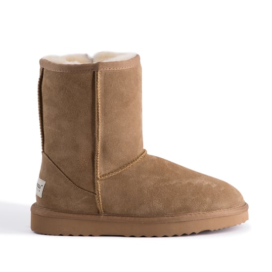 Aus Wooli "Cronulla" Australia Mid Calf Sheepskin Boot, Tan