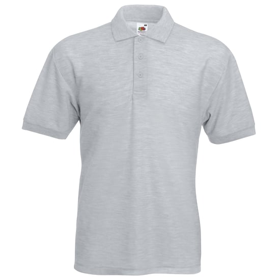 Fruit Of The Loom Heren 65/35 Pique Poloshirt Korte Mouwen (Heather Grijs) - Image 1