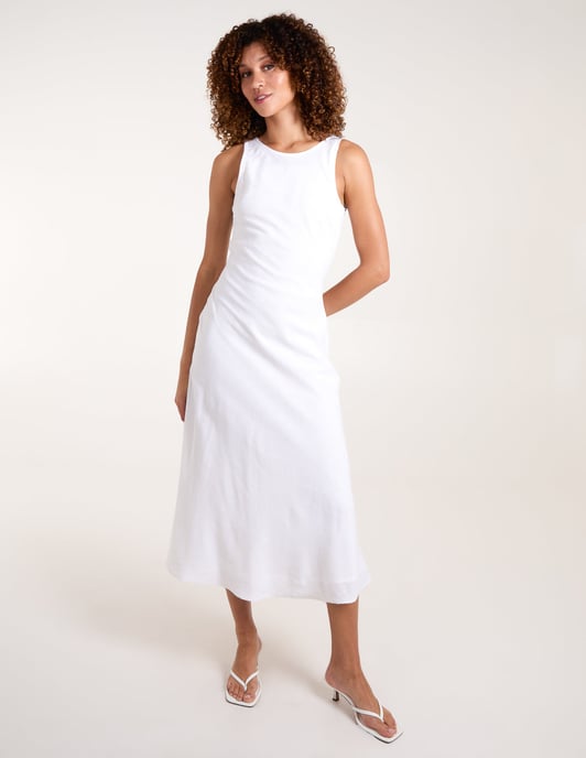 Bias Cut Midi Dress