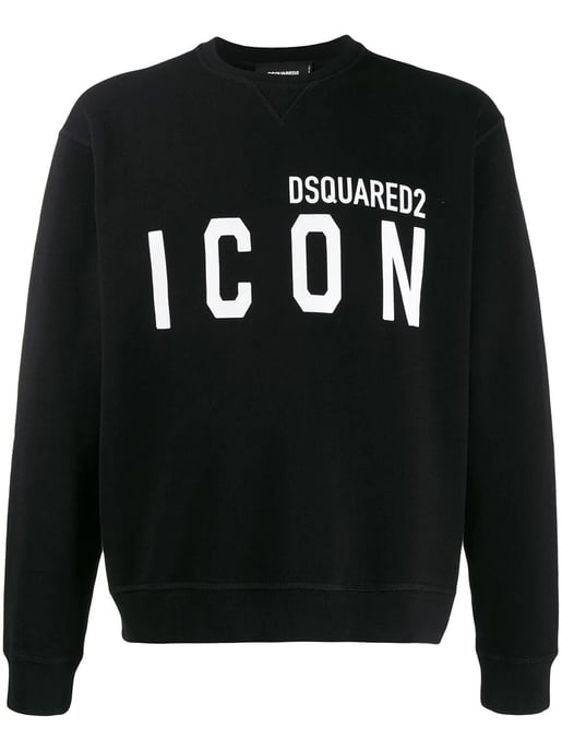 DSquared2 Icon-sweatshirt voor heren in zwart - Image 1