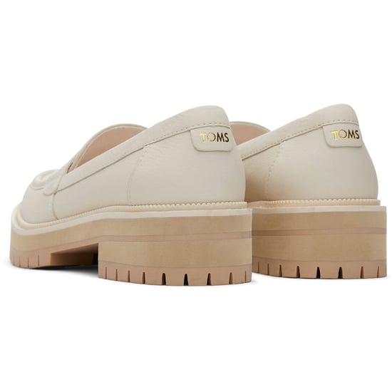 TOMS Cara Leather Vrouwen Licht Zand Loafers - Image 2