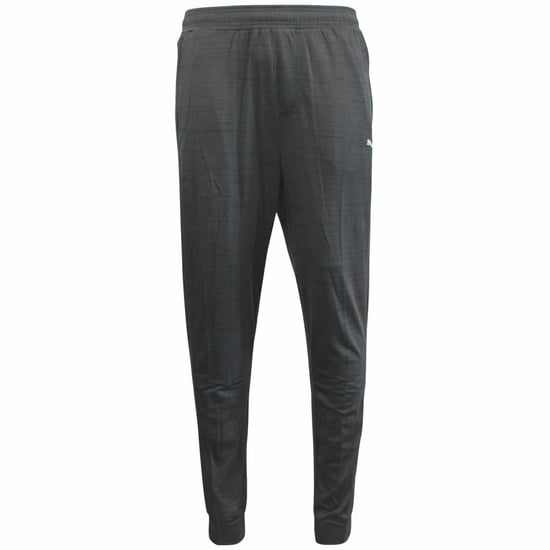 Puma Rebel DryCell Black Heather Polyester Mens Training Bottoms 514371 01 UA114
