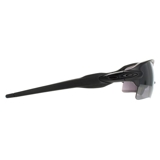 Oakley Wrap Mens Matte Black Prizm Black Polarized Flak 2.0 XL