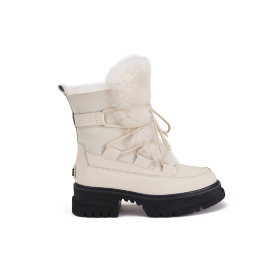 Westward Satin Pale Boots