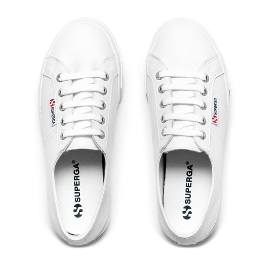Superga Volwassen unisex 2730 nappaleer sportschoenen (Optisch Wit) - Image 4