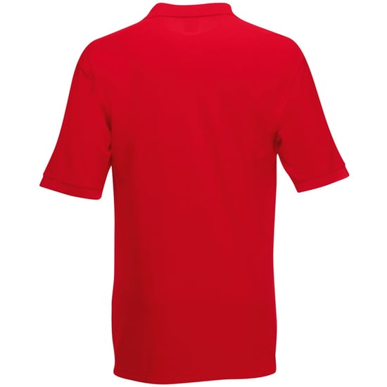 Fruit of the Loom Kinder/Kids Piqué Poloshirt met Korte Mouwen (Rood) - Image 2