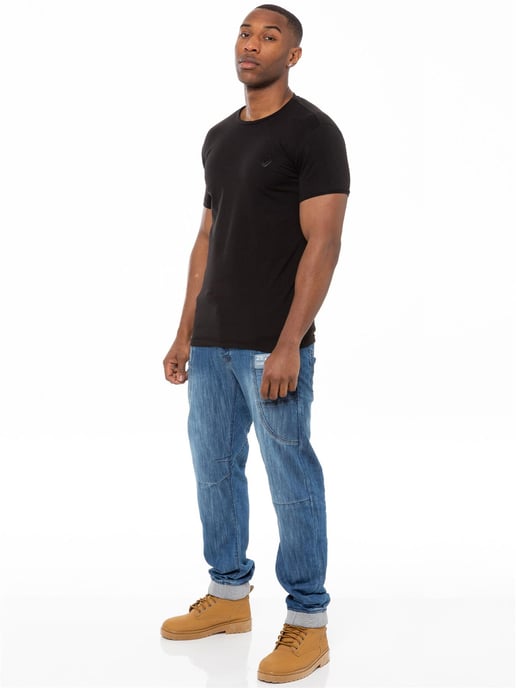 Enzo | Heren Denim Jogger Jeans - Blauw - Image 6