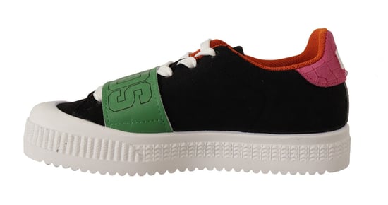 GCDS Multicolor Suede Low Top Lace Up Women's Sneakers Shoes