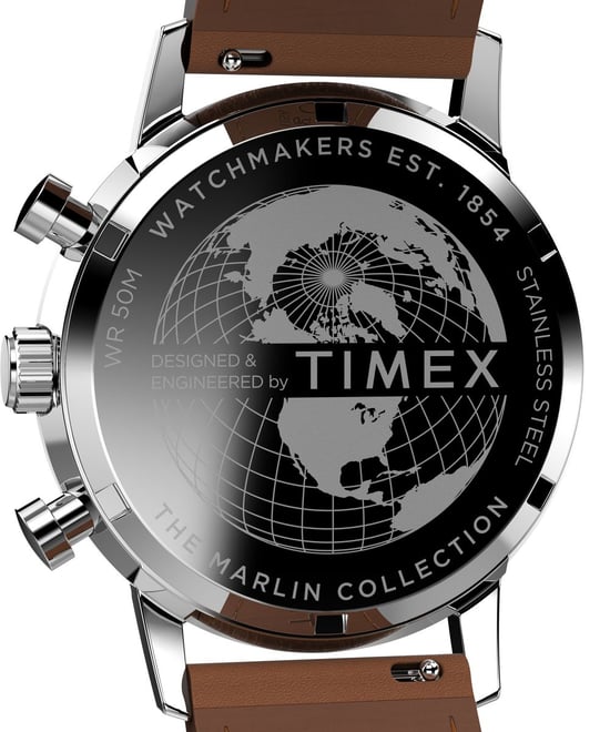 Timex Marlin Chrono Heren Horloge Bruin TW2W10100 - Image 3
