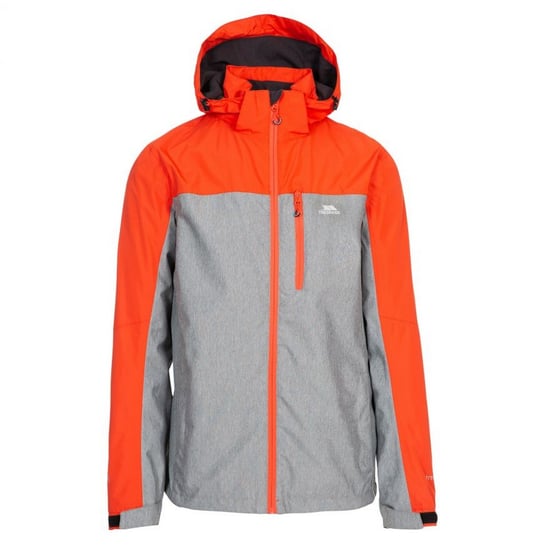 Trespass Heren Zakham waterdichte jas met lange mouwen (Oranje/Grijs) - Image 1