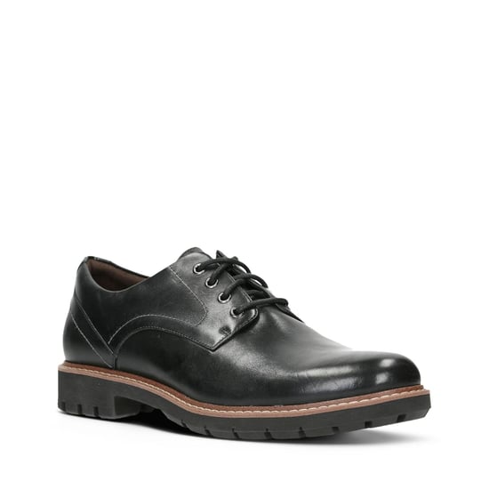 Clarks Batcombe Hall Mens Black Shoes