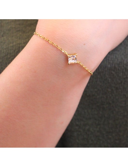 Calle Bracelet - Gold and Crystal