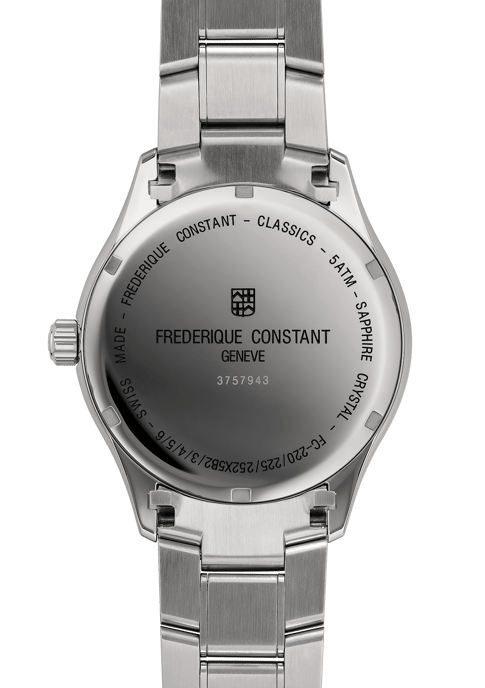 Frédérique Constant Heren Horloge Zilverkleurig FC-252DGS5B6B - Image 4