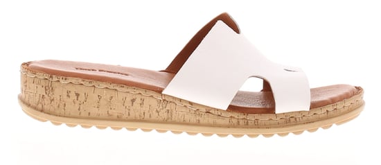 Hush Puppies Dames Sandalen Lage Wedge Eloise Leer Instap Wit - Image 2