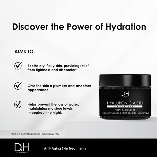 Dr H Hyaluronic Acid Anti-Aging Night Moisturizer 60ml