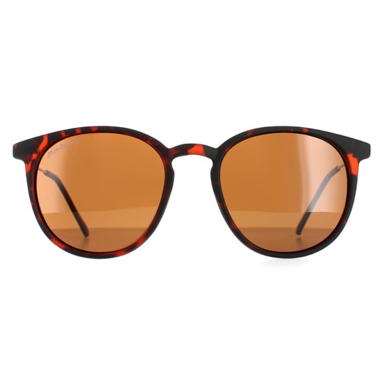 Montana Round Unisex Havana Rubbertouch Brown Polarized MP33 Sunglasses