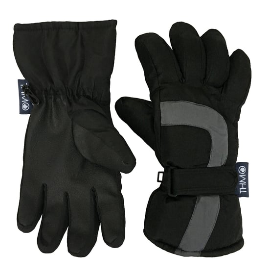THMO - Waterdichte Dunsulate skihandschoenen voor kinderen - Zwart - Image 2
