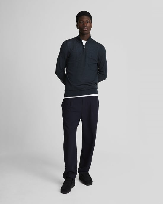 Lyle & Scott Tonale Adelaar Merino Heren Half-Pullover - Image 3