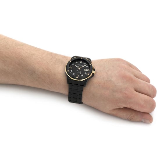 Bulova Marine Star Heren Zwarte Horloge 98D176 - Image 4