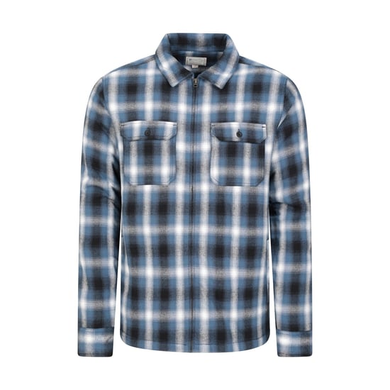Mountain Warehouse Heren Stream II molton gevoerd overhemd (Blauw) - Image 1