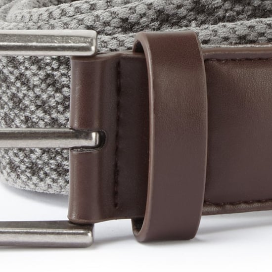 Asquith & Fox Mens Vintage Wash Canvas Belt (Slate)