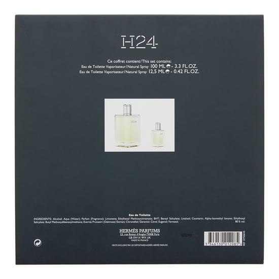 Hermes H24 2 Piece Gift Set: Eau De Toilette 100ml - Eau De Toilette 12.5ml