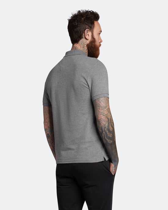 Lyle & Scott Gewoon poloshirt in Grijs - Image 3