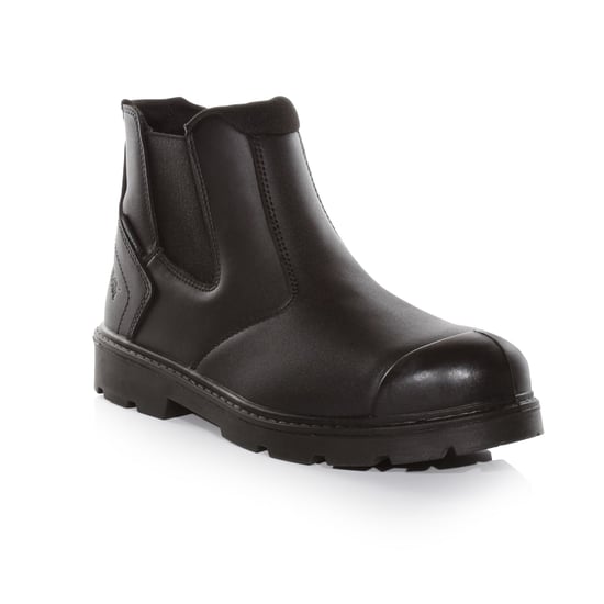 Regatta Mens Waterproof Action Leather Dealer Boots (Black)