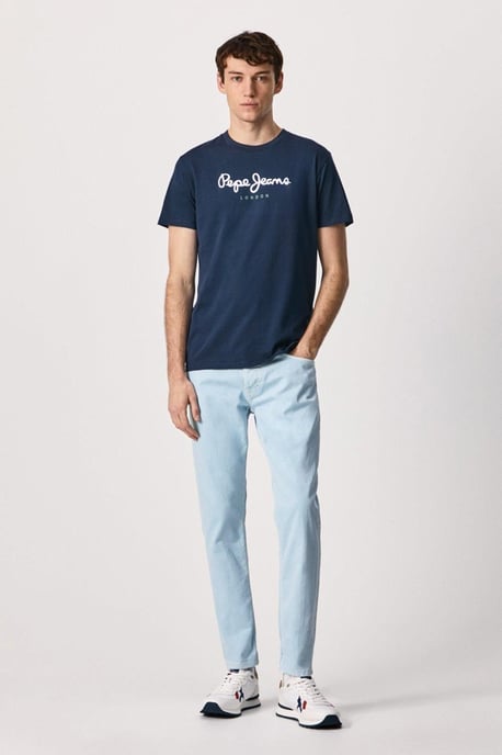 Eggo Logo T-shirt Marineblauw - Image 2