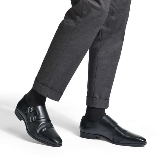KG Kurt Geiger Leather Collins Double Monk