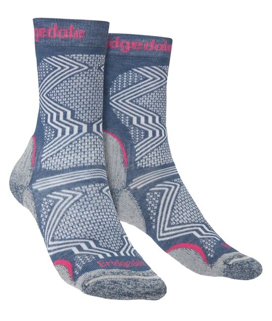 Bridgedale - Womens Hiking Ultralight Boot Socks - Dark Denim - Image 1