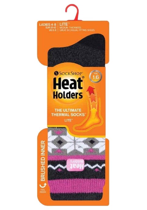 Heat Holders Thermische sokken met dun patroon voor dames - Rivington - Image 2