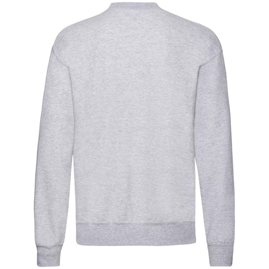 Fruit of the Loom Heren Klassiek 80/20 Ingezet Sweatshirt (Heide Grijs) - Image 2