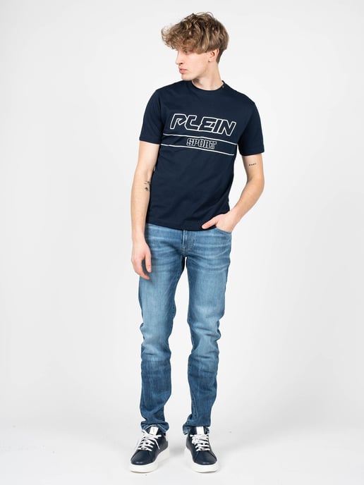 Plein Sport T-shirt Heren Blauw - Image 1