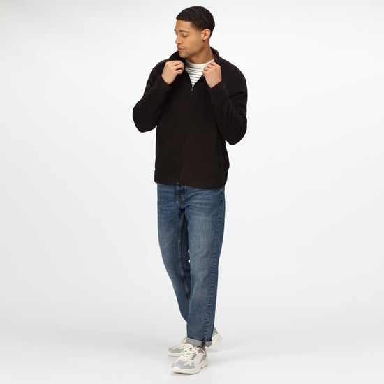 Regatta Professional Mens Classic Micro Fleece Jacket (Black)