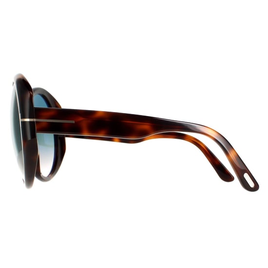 Tom Ford Butterfly Womens Blonde Havana Green Gradient FT0848 Terra Sunglasses