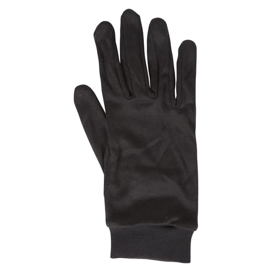 Mountain Warehouse Uniseks zijden handschoenen voor volwassenen (Zwart) - Image 1