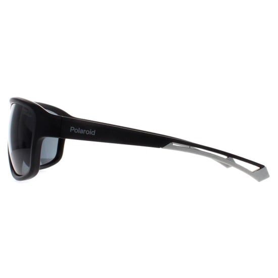 Polaroid Rectangle Unisex Matte Black Grey Polarized High Contrast PLD 7049/S
