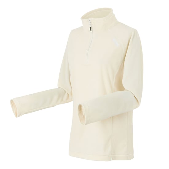 Regatta - Geweldige Outdoor Dames Montes Half Zip Fleece Top (Licht vanille/wit) - Image 3