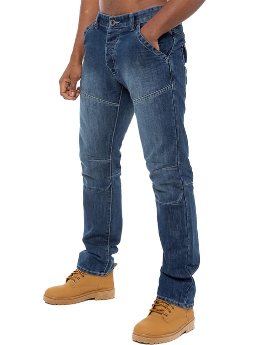 Enzo Denim Jeans Rechte Pijp Heren - Blauw - Image 1